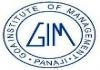 Goa Institute of Management (GIM), Admission - 2018