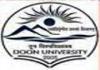 Doon University (DU), Admission Notification 2018